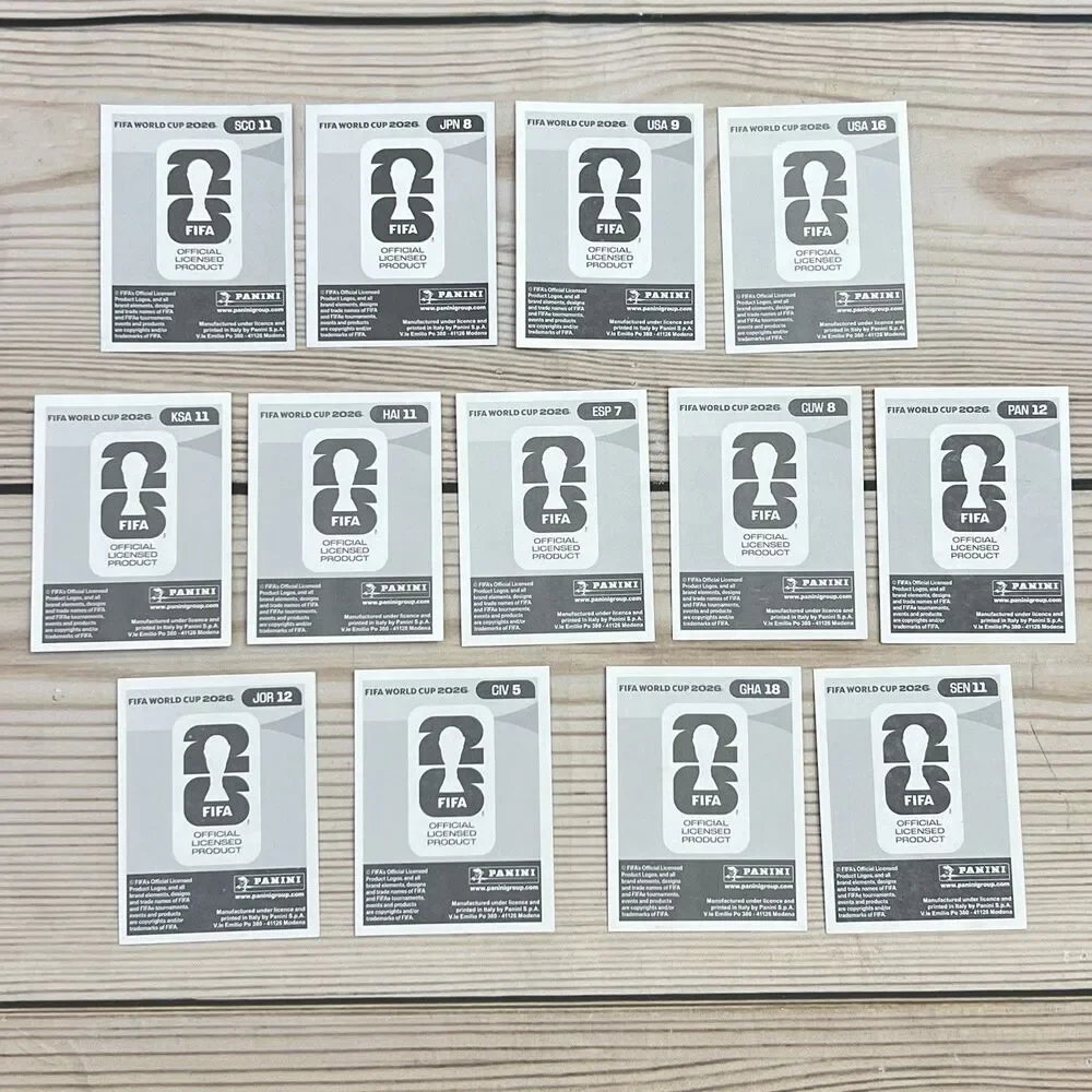 2026 Panini FIFA Club World Cup Sticker Lot 13 Pulisic Carvajal Blue Parallel
